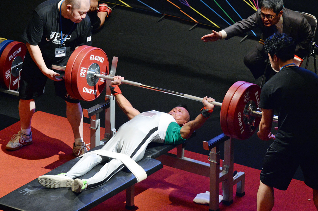 All Japan Para Powerlifting Championships Top athletes compete in arm ...