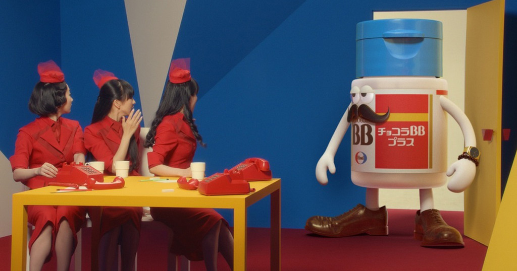 激レア Perfume パフューム チョコラBB 店舗販促用ポスター 激レア