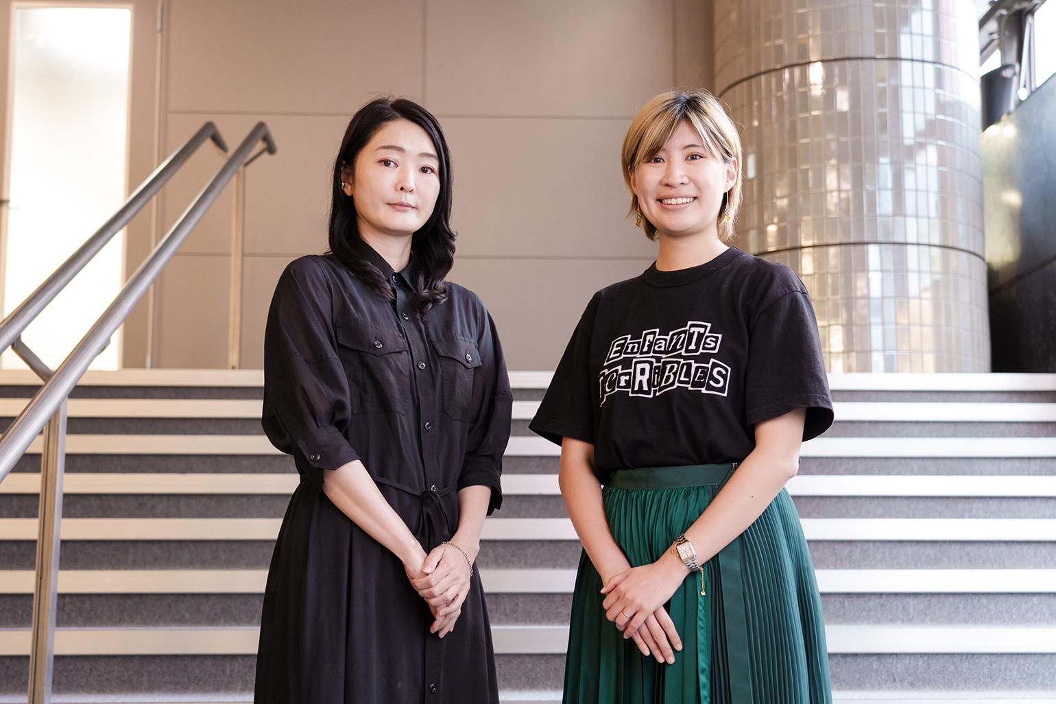 左から「Hanako」真田奈奈編集長、電通 秋田ゆかり