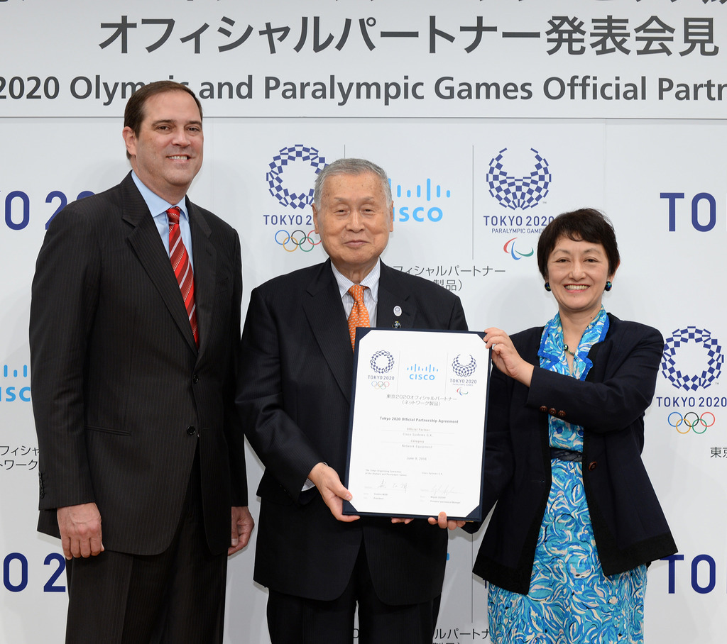シスコシステムズ 東京2020スポンサーシップ契約で 初の外資系